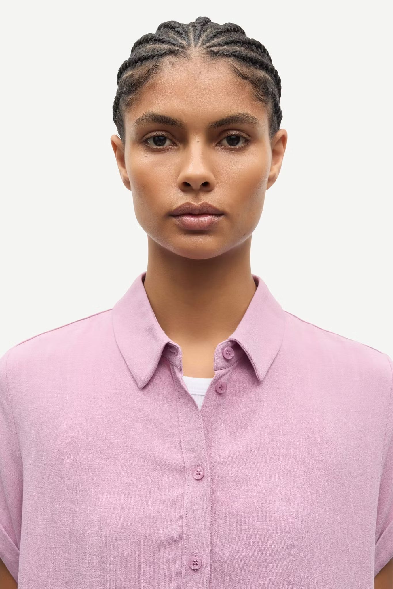 Samajana ss shirt 15938 Orchid Haze Samsoe Samsoe