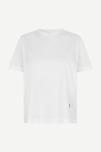 Sacamino SS T-shirt 15276 White Camera Samsoe Samsoe