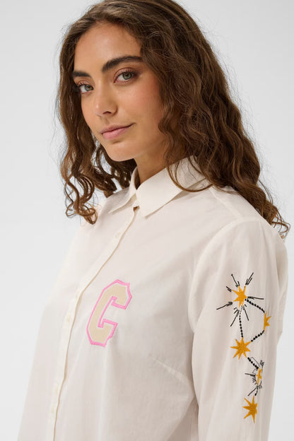 Jila Olena Shirt Spring Gardenia Culture
