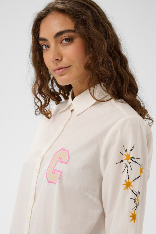 Jila Olena Shirt Spring Gardenia Culture