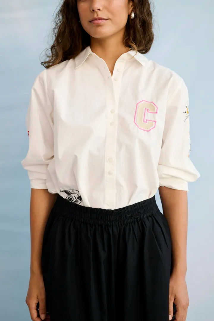 Jila Olena Shirt Spring Gardenia Culture