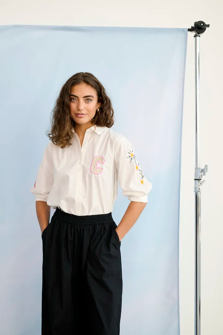 Jila Olena Shirt Spring Gardenia Culture