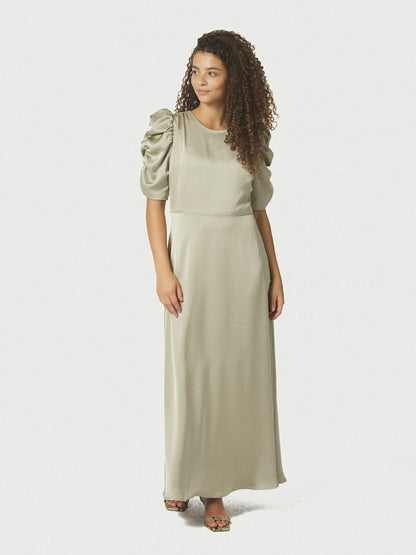 Benuti Solid Dress Light Green Neo Noir