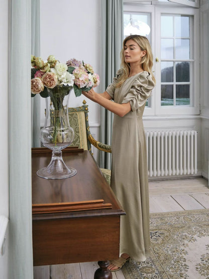 Benuti Solid Dress Light Green Neo Noir