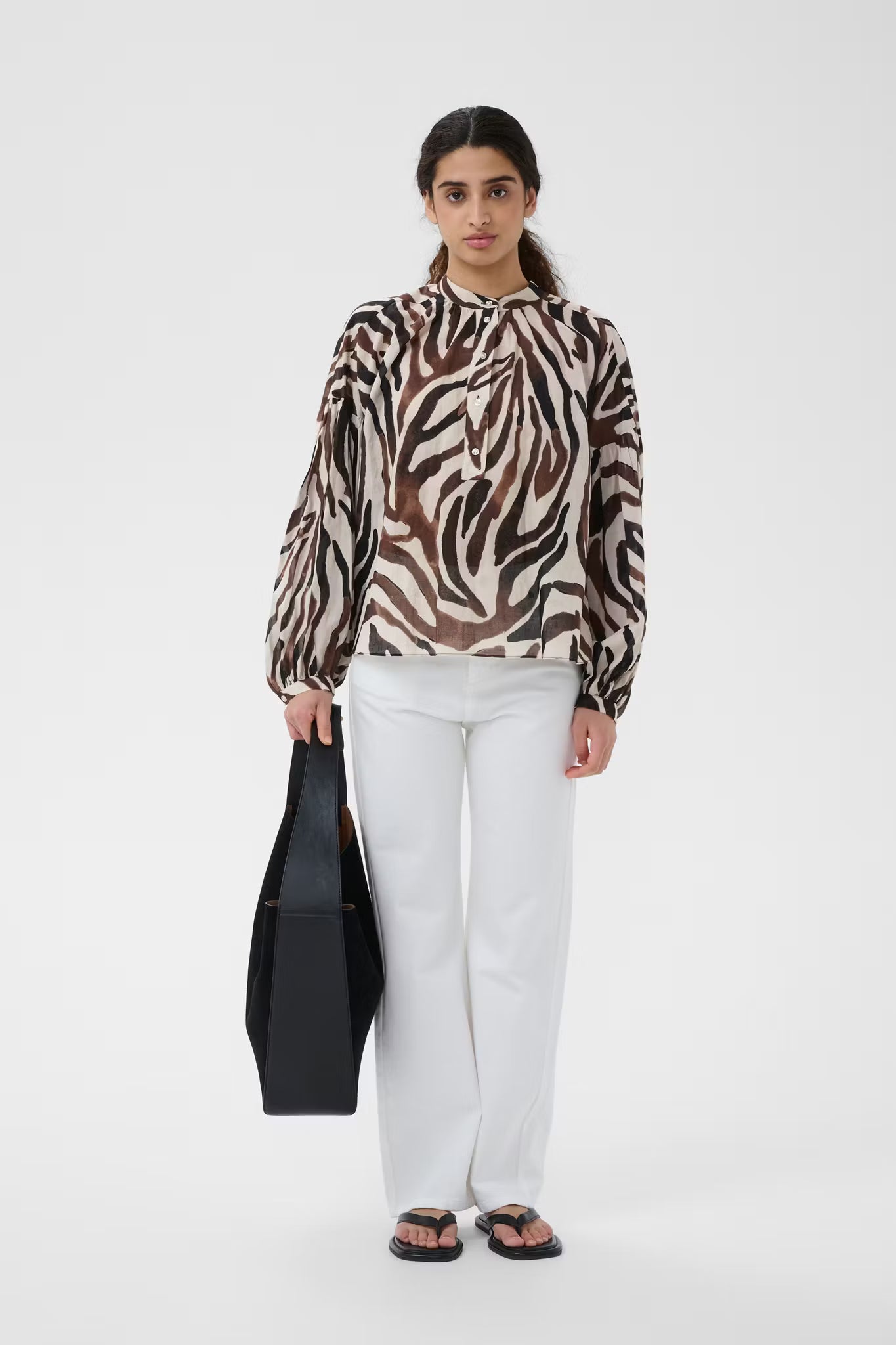 RosalieIW Blouse Haze Zebrah InWear