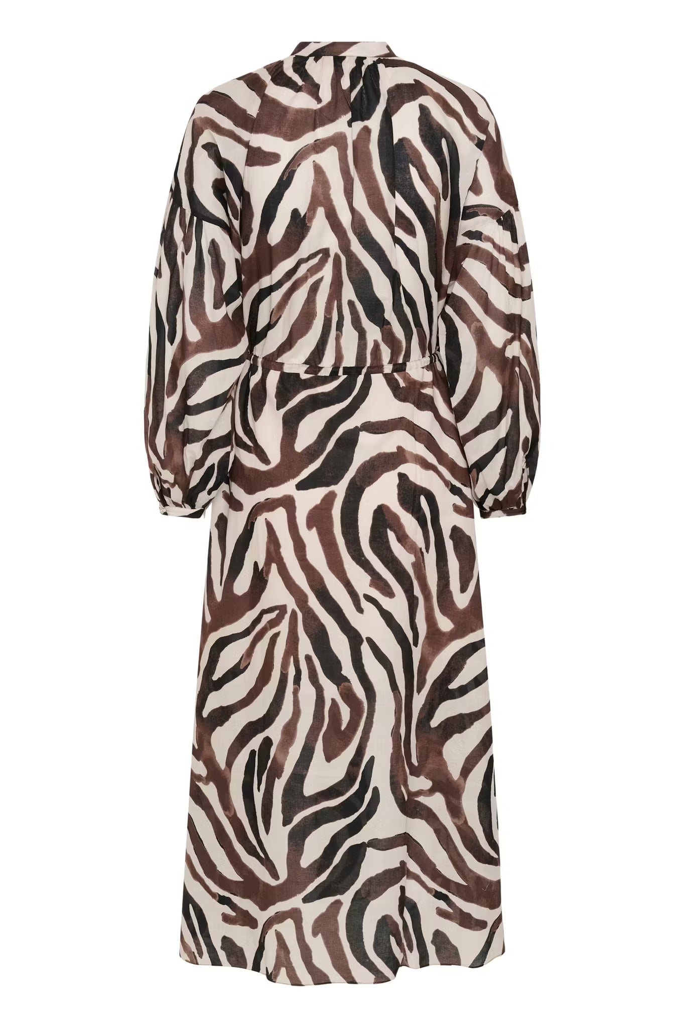 RosalieIW Drawstring Dress Haze Zebrah InWear
