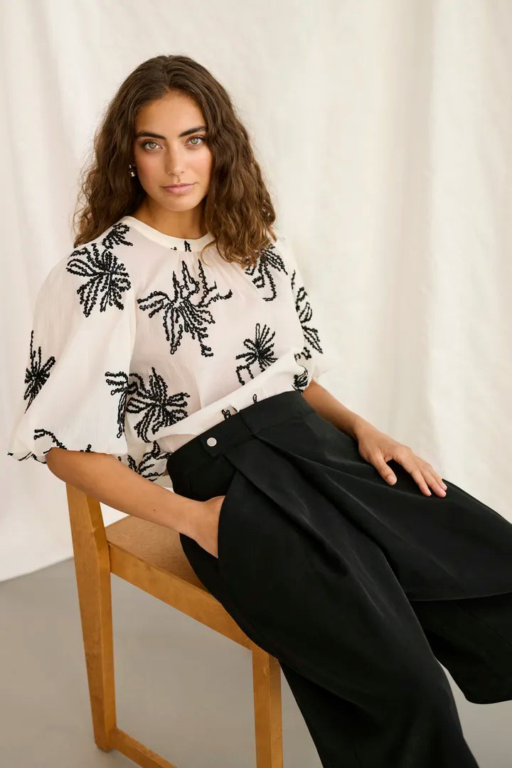Bisera Blouse Oyster Gray Culture
