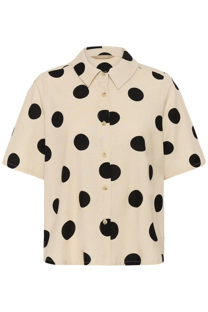 CUtika Shirt Whitecap/Black Dot Culture