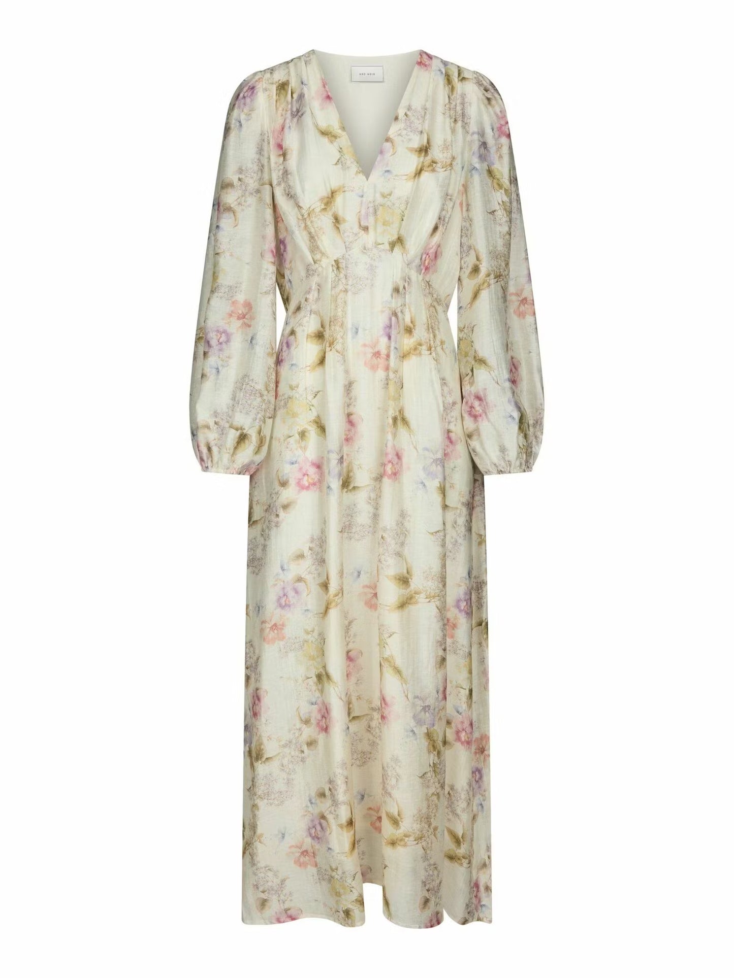 Silfi Vintage Flower Dress Off White Neo Noir