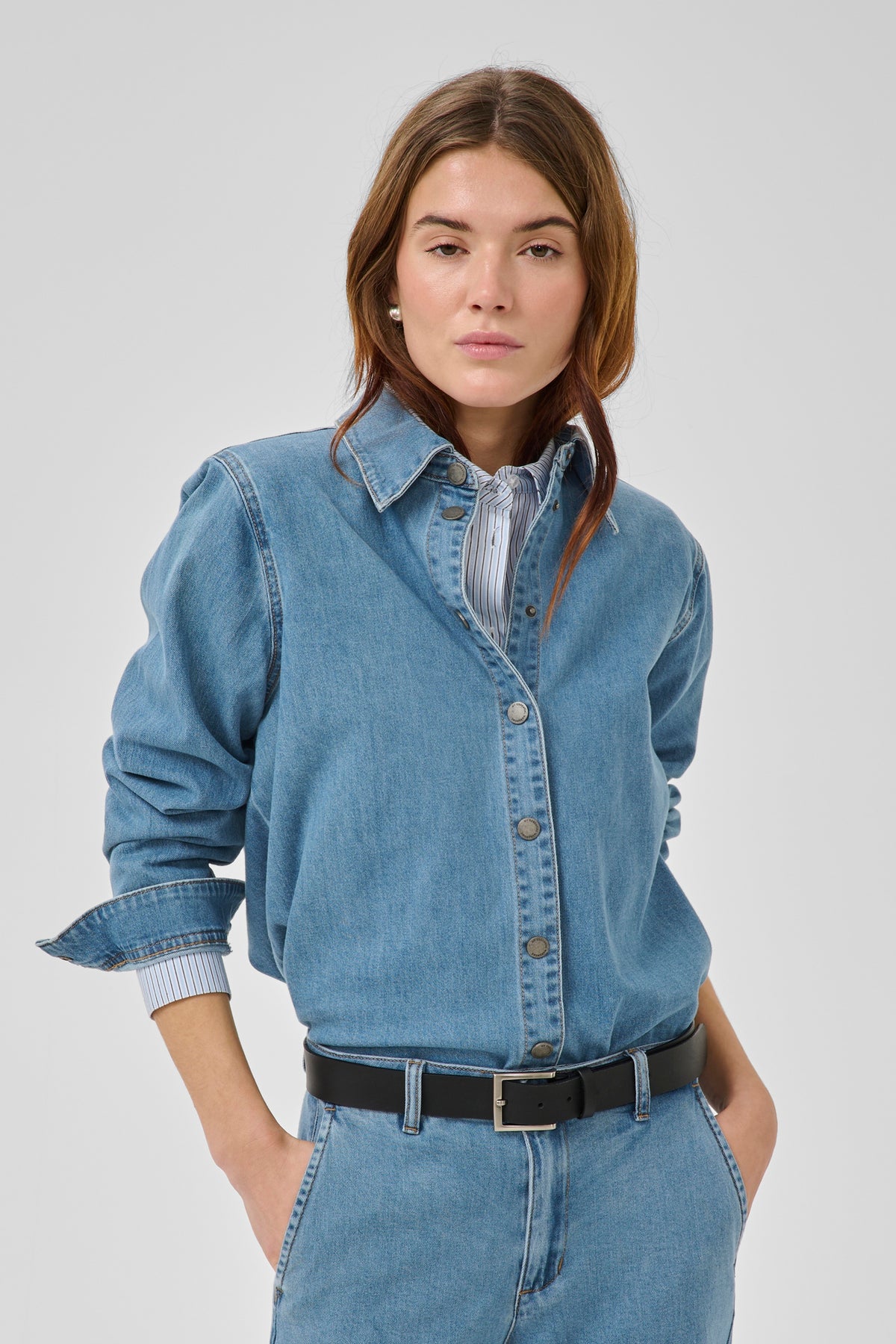 Linn Sofia 115 Shirt Medium Blue Wash My Essential Wardrobe