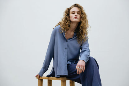 Daily Shirt Pale Indigo A Part of the Art