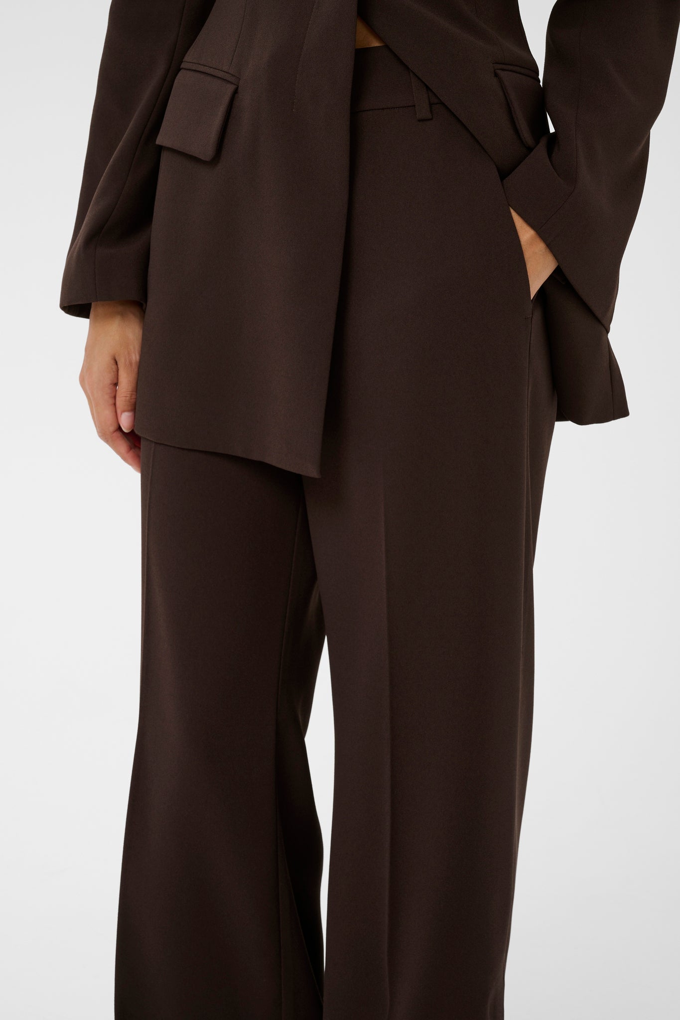 BriezIW Slit Pants Coffee Bean InWear