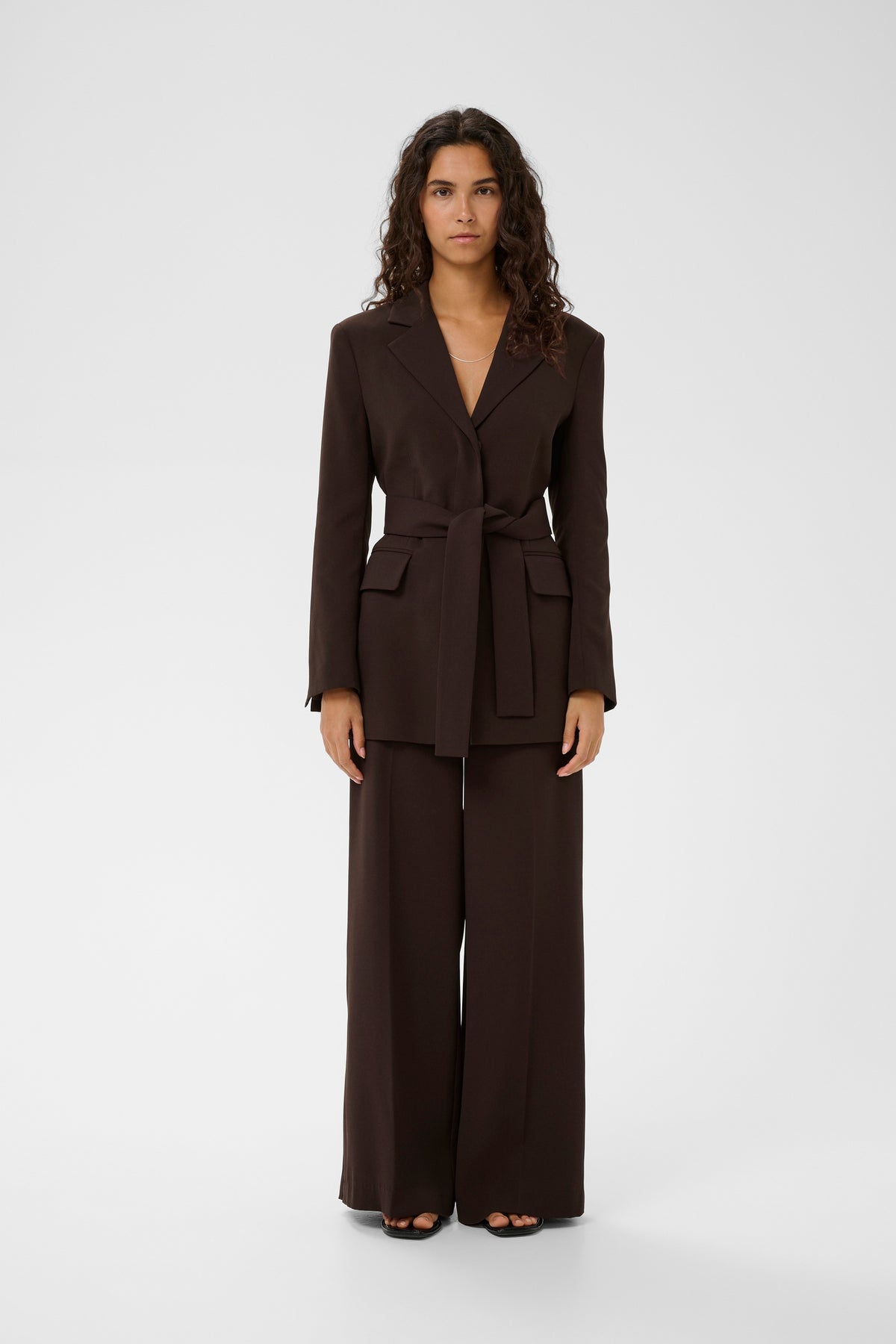 BriezIW Slit Pants Coffee Bean InWear