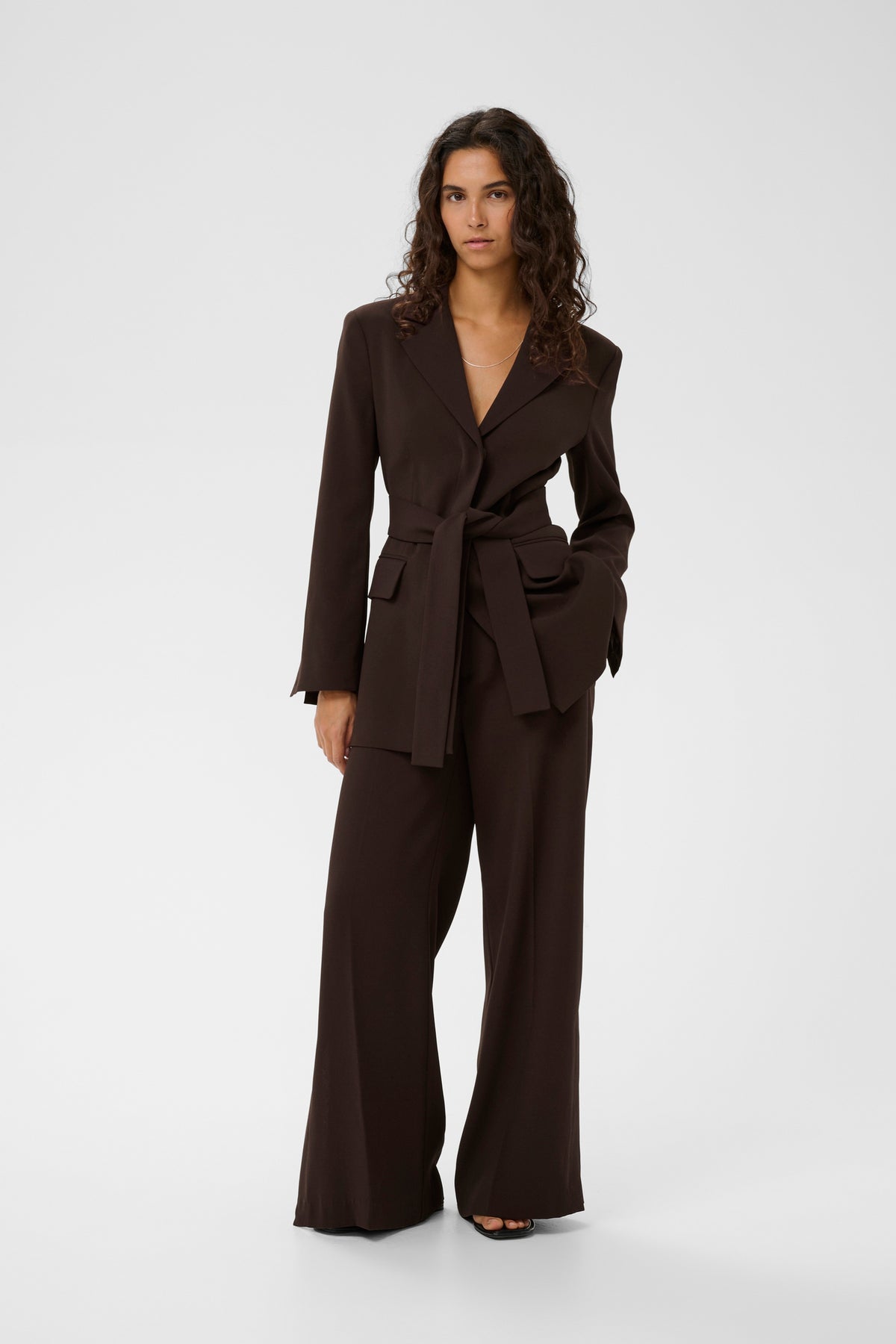 BriezIW Slit Pants Coffee Bean InWear