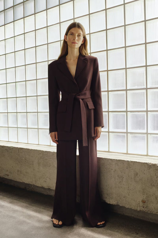 BriezIW Slit Pants Coffee Bean InWear