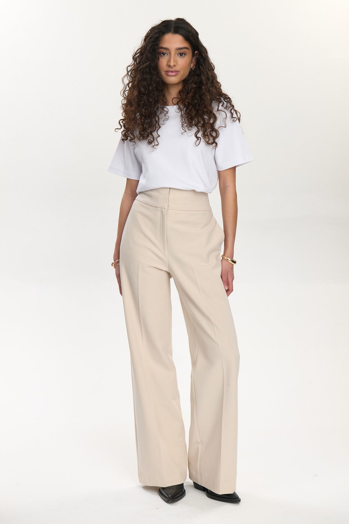 Bussy Pant Grey Morn Nümph