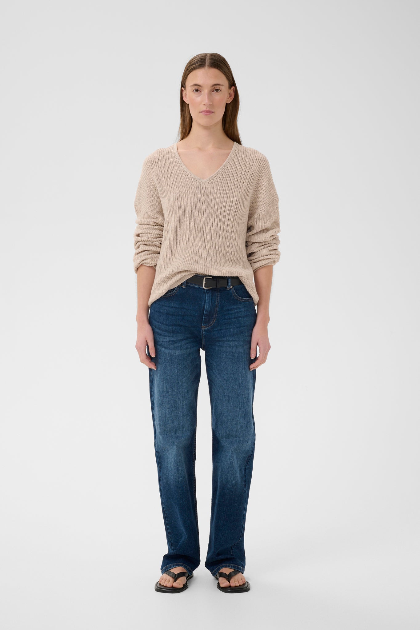 DarlinaIW Core Straight Jeans Washed Medium Blue Denim InWear
