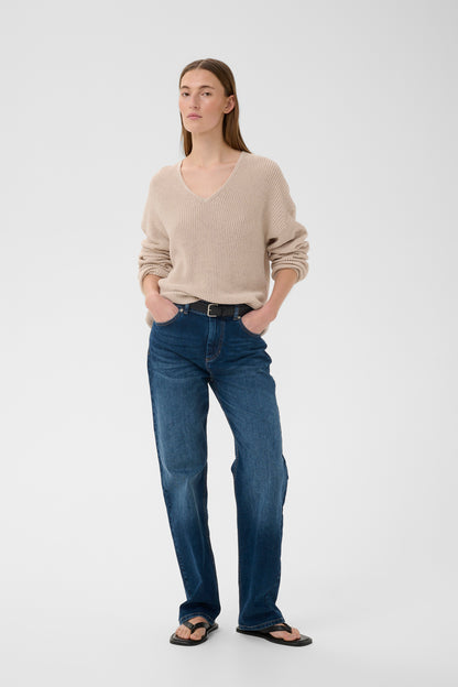 DarlinaIW Core Straight Jeans Washed Medium Blue Denim InWear