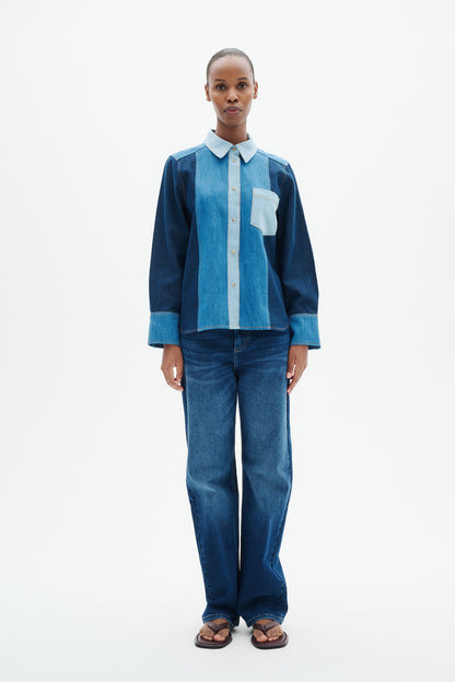 DarlinaIW Core Straight Jeans Washed Medium Blue Denim InWear