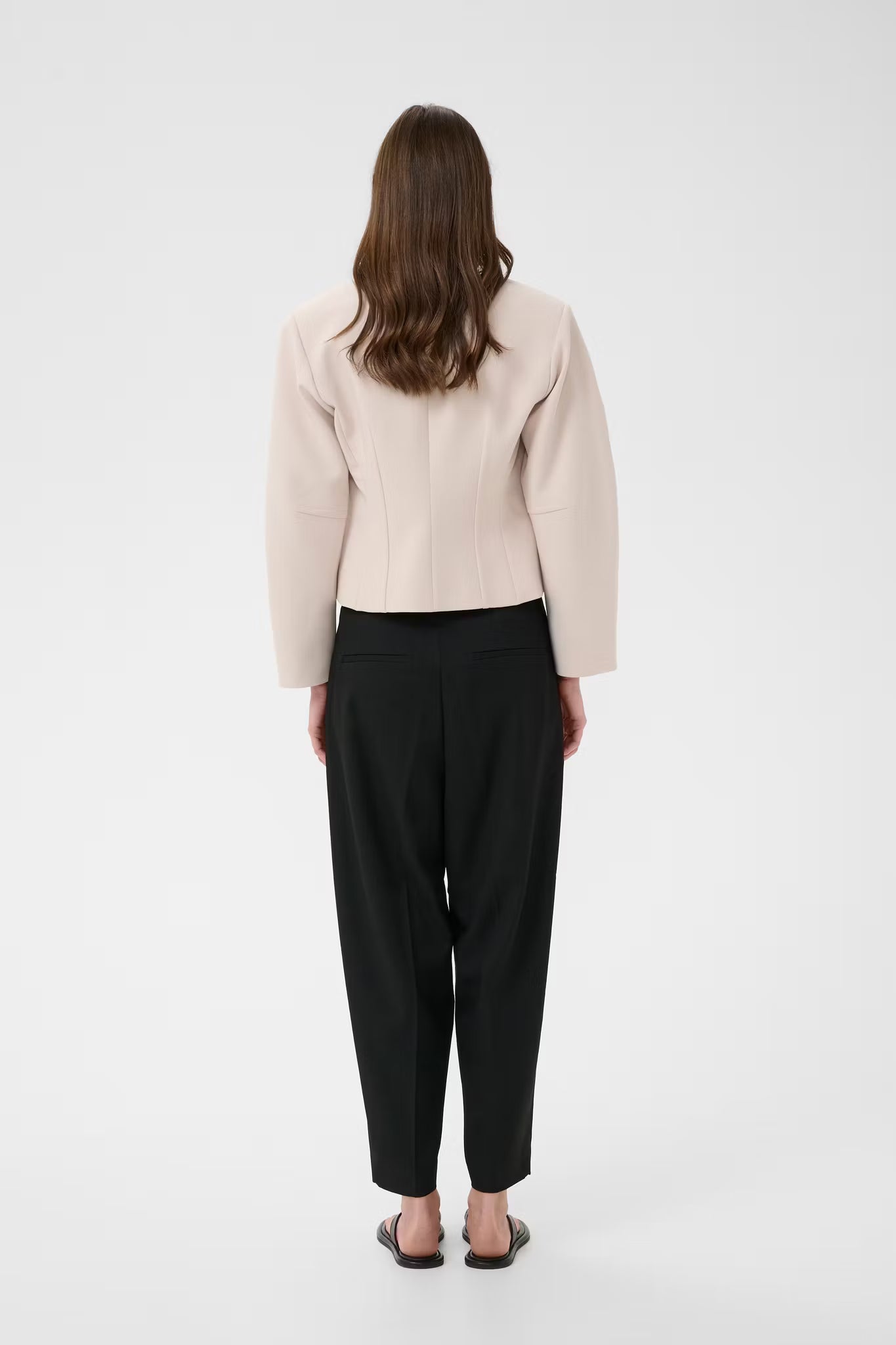 CadieIW Core Barrel Pant Black InWear