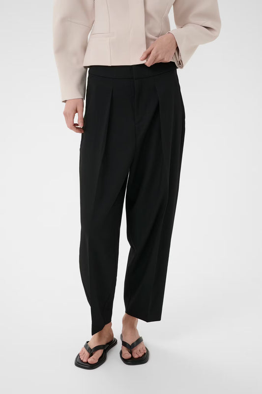 CadieIW Core Barrel Pant Black InWear