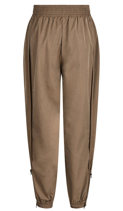 MollieGO Pants Dark Camel Gossia