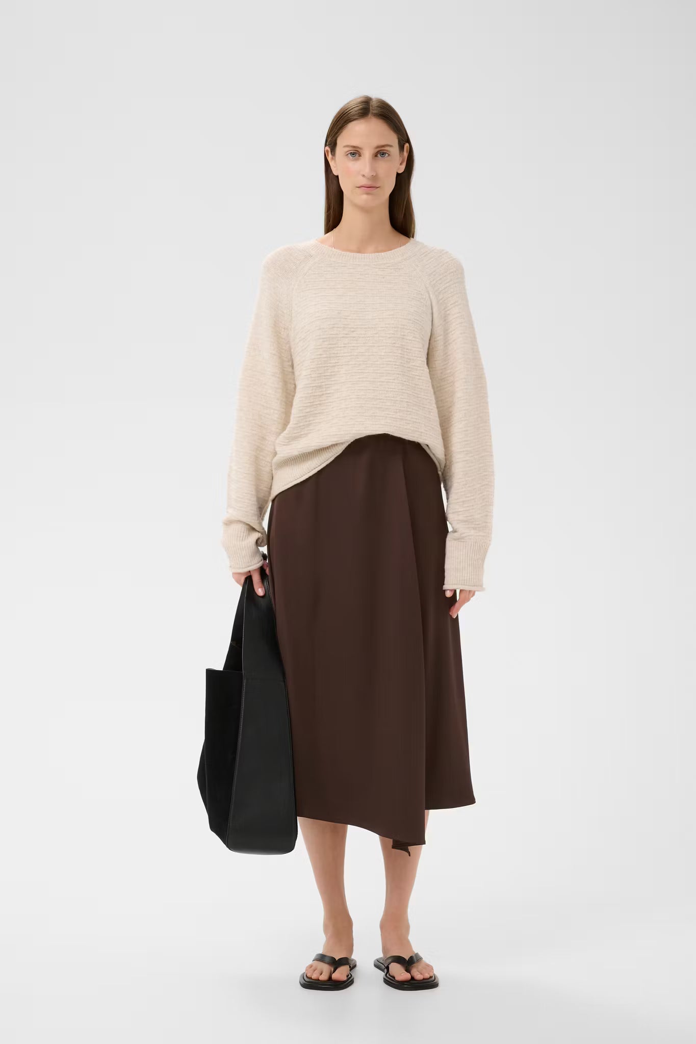 LakeIW Skirt Coffee Bean InWear