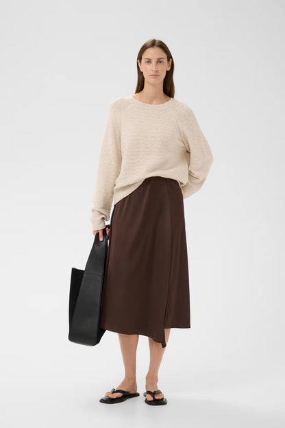 LakeIW Skirt Coffee Bean InWear