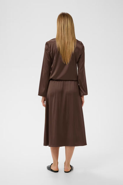 LakeIW Skirt Coffee Bean InWear