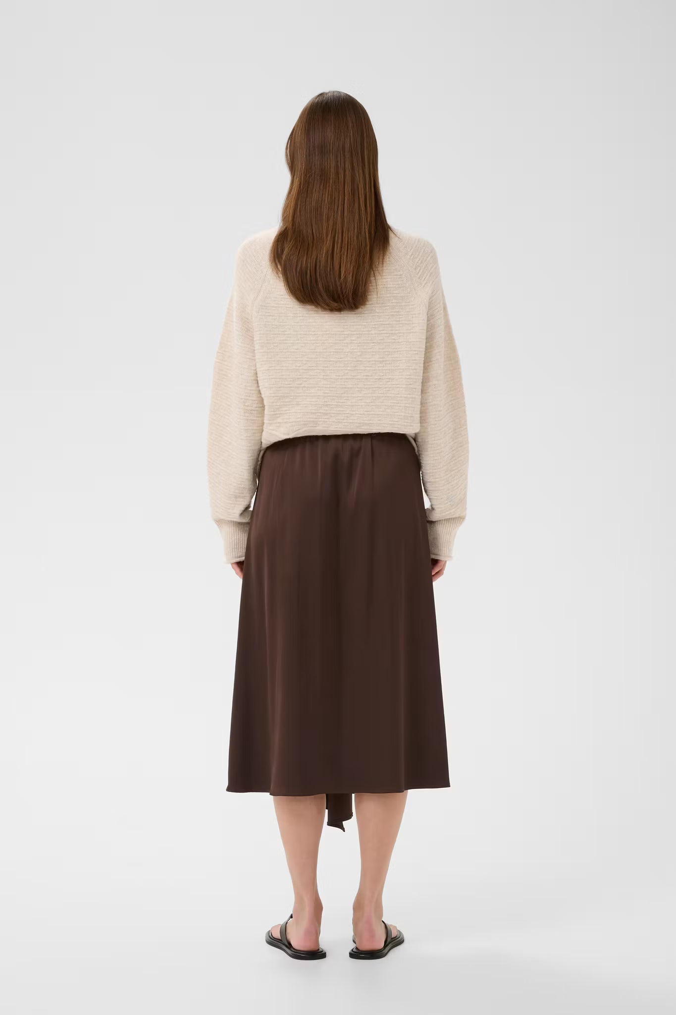 LakeIW Skirt Coffee Bean InWear