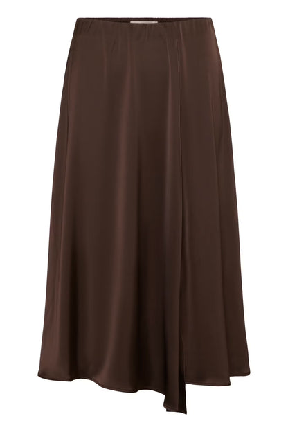 LakeIW Skirt Coffee Bean InWear
