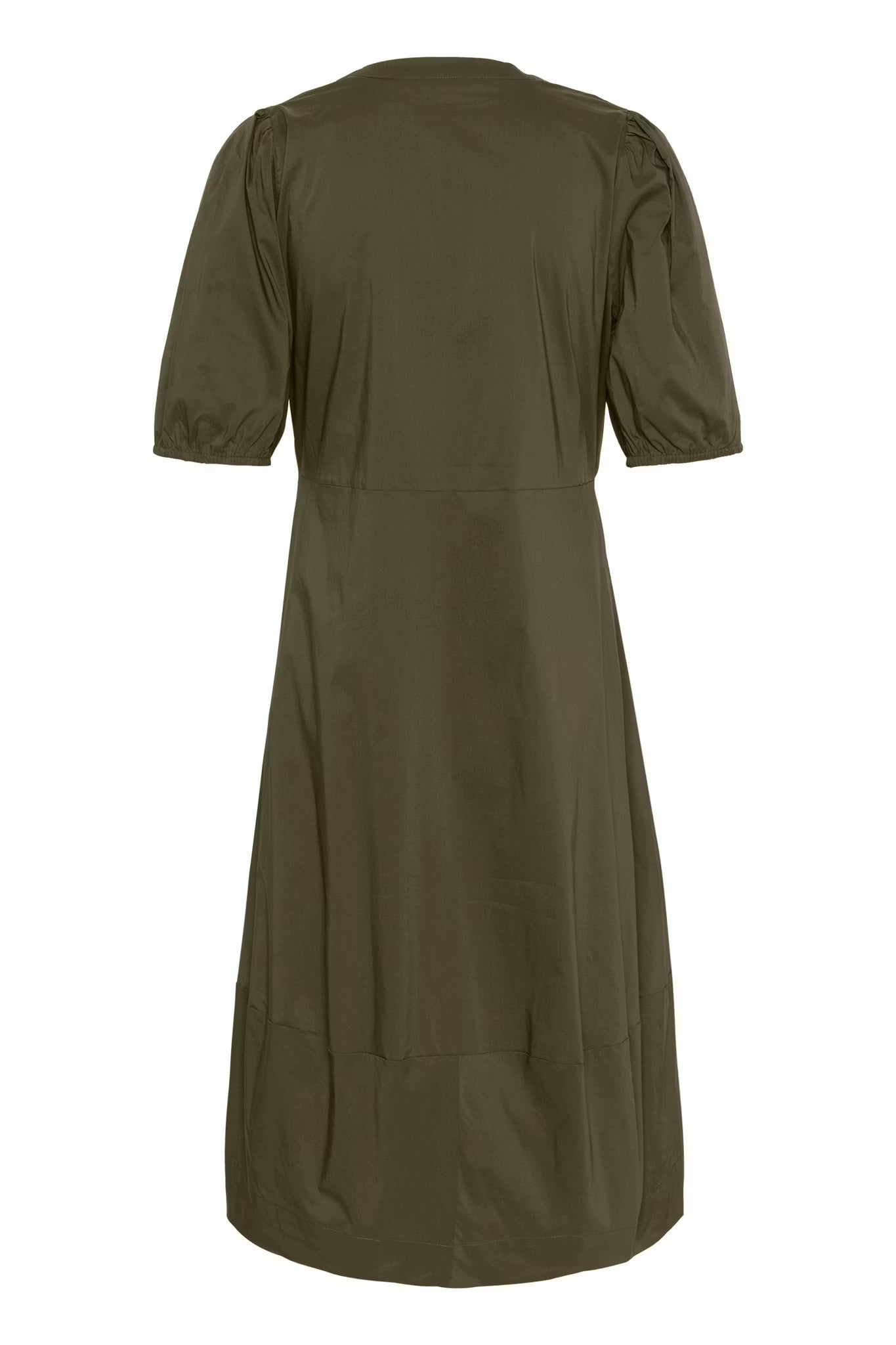 Antoinett SS Placket Dress Burnt Olive Culture