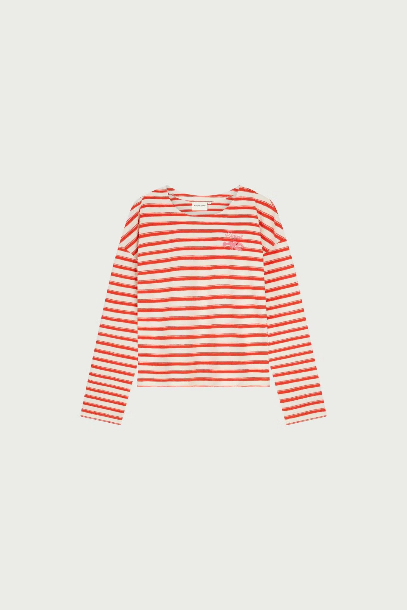 Celina Top Cosy White/Tangerine Tango Fabienne Chapot