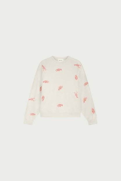 Terry Sweater Oatmeal Melange Fabienne Chapot
