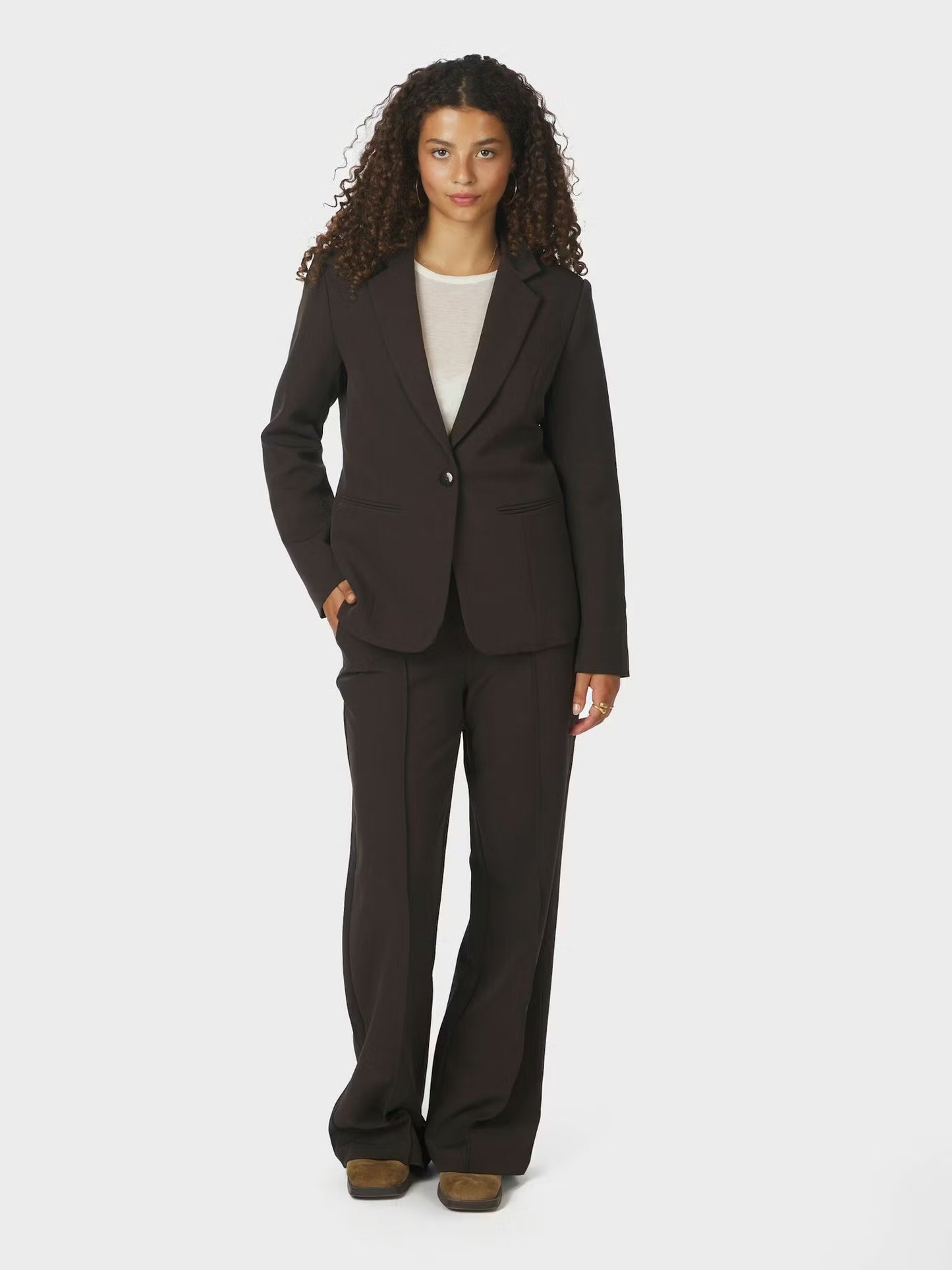 Francine Suit Blazer Dark Brown Neo Noir