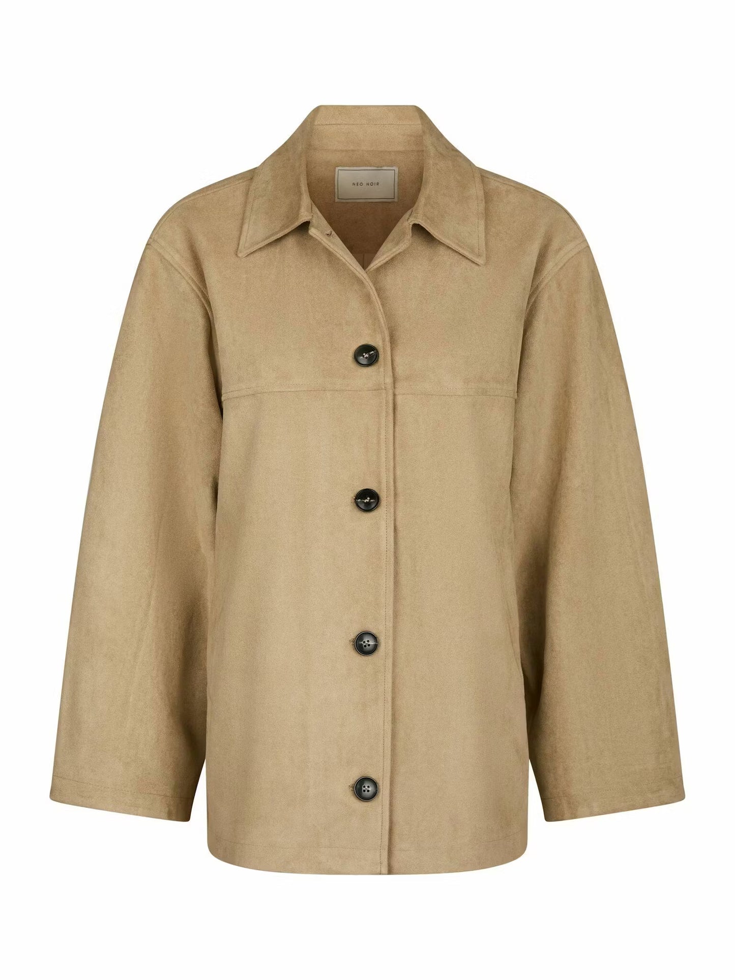 Ravina Faux Suede Jacket Sand Neo Noir