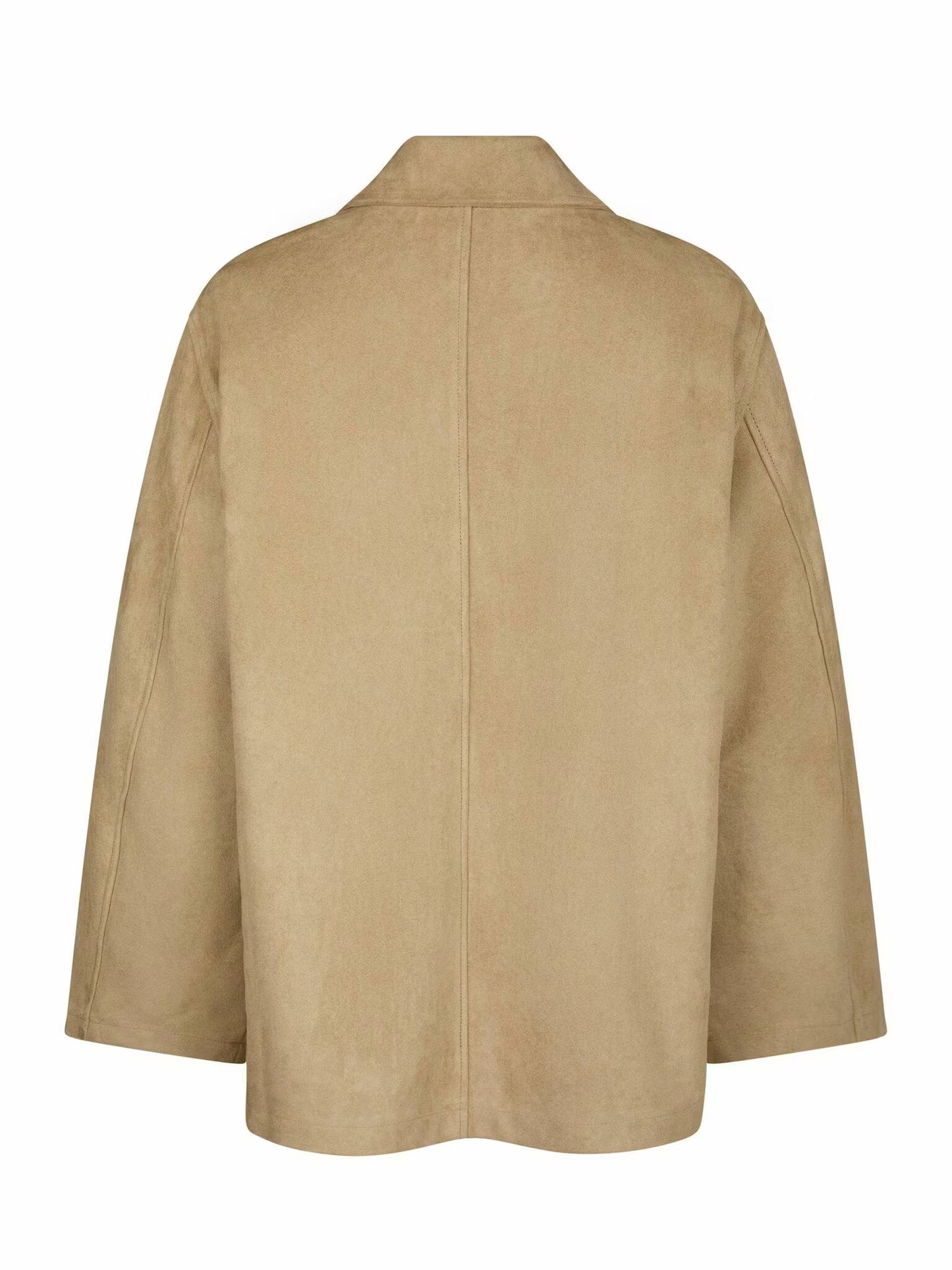Ravina Faux Suede Jacket Sand Neo Noir