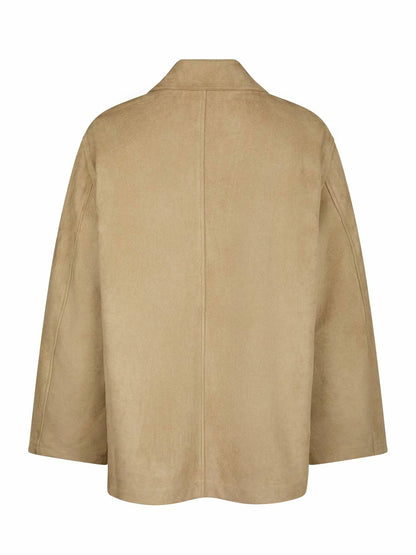 Ravina Faux Suede Jacket Sand Neo Noir