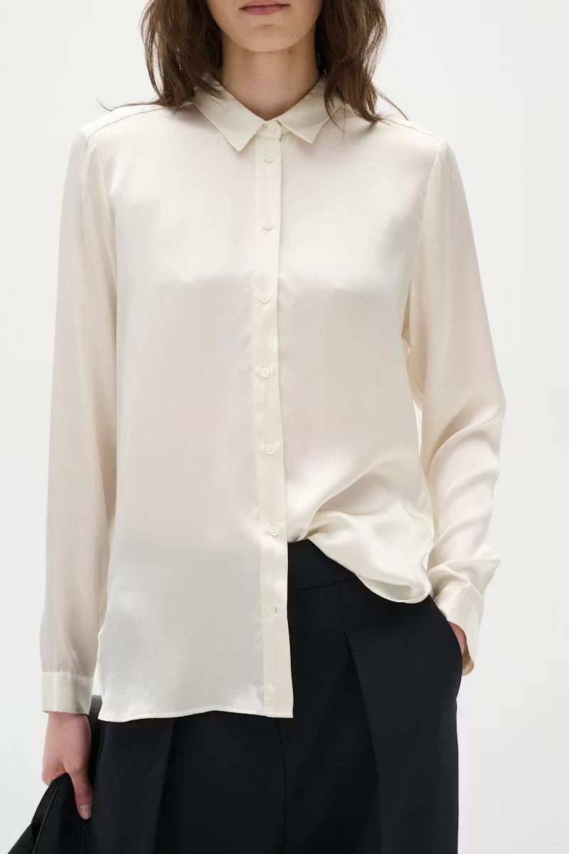 Leonore Shirt Premium Whisper White InWear