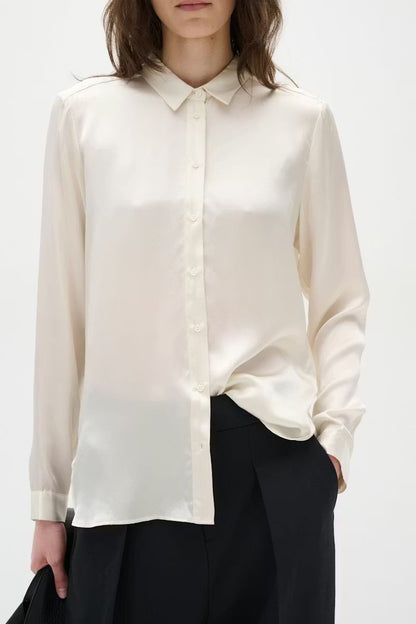 Leonore Shirt Premium Whisper White InWear