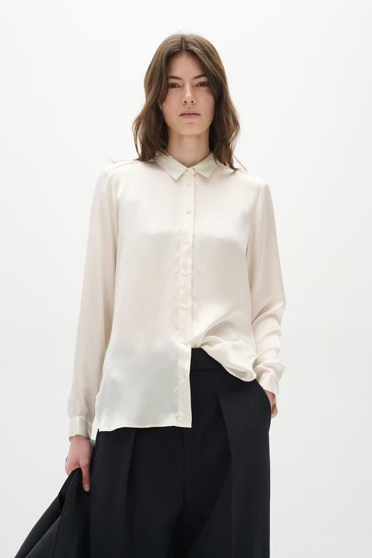Leonore Shirt Premium Whisper White InWear