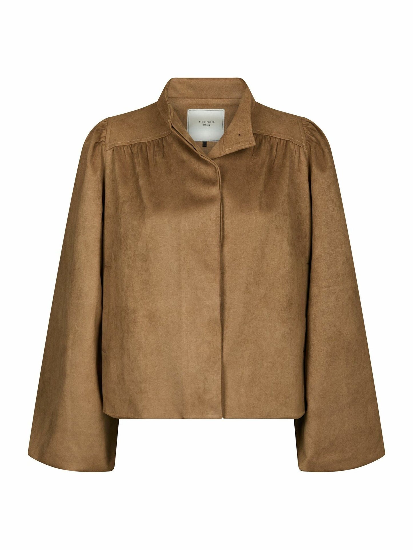 Tirsa Faux Suede Jacket Cognac Neo Noir