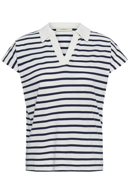 PfiaIW Polo T-shirt Maritime Slim Stripe