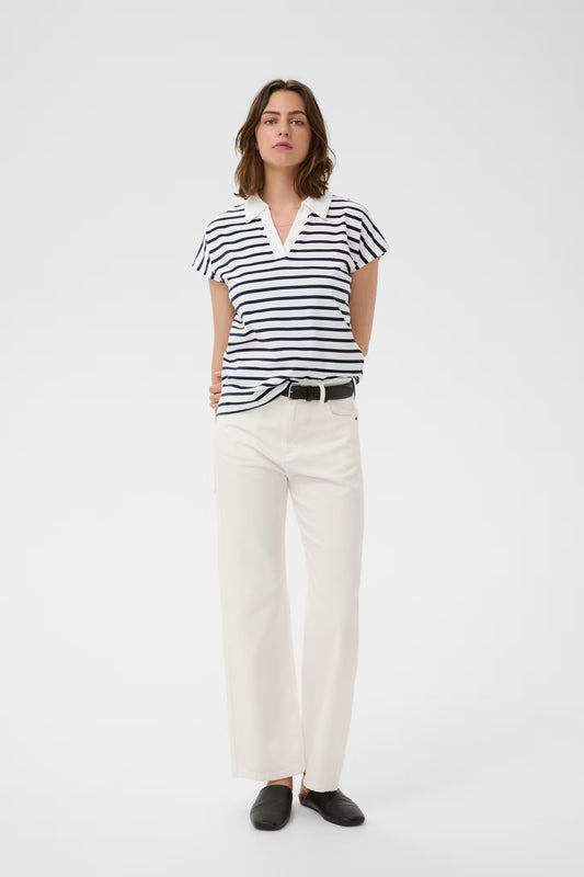 PfiaIW Polo T-shirt Maritime Slim Stripe