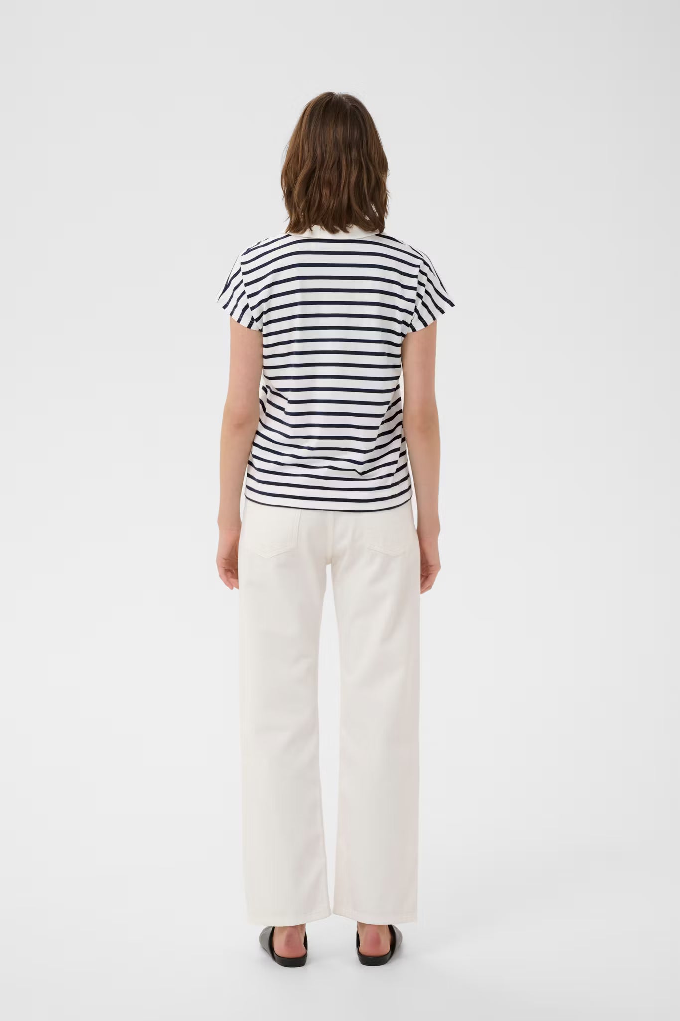 PfiaIW Polo T-shirt Maritime Slim Stripe