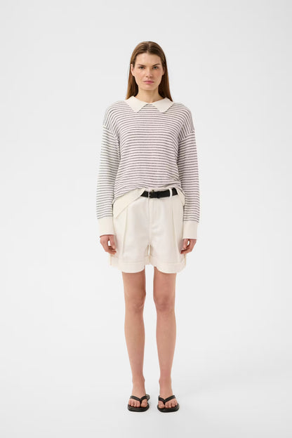 EllyIW Denim Shorts Pure White InWear