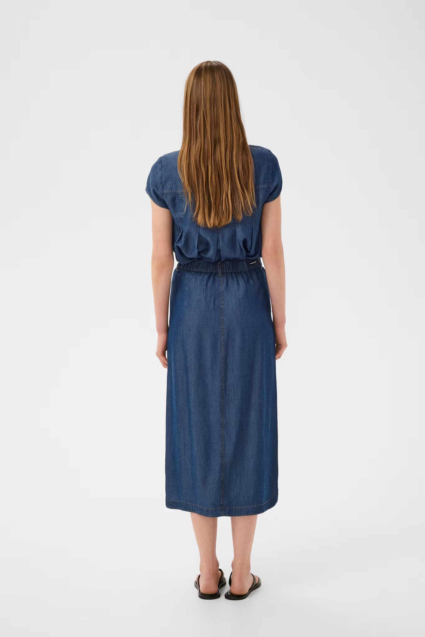 EloiseIW Skirt Dark Blue Denim InWear