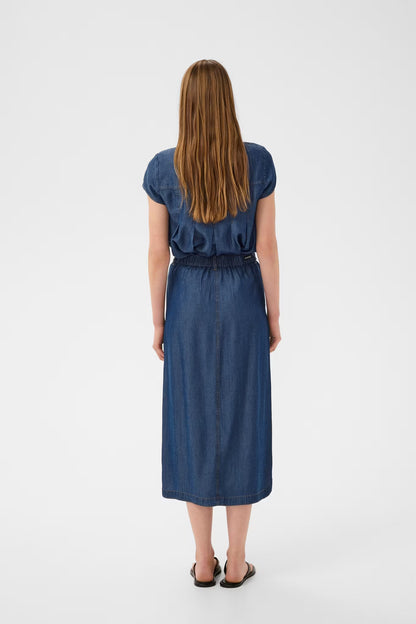 EloiseIW Skirt Dark Blue Denim InWear