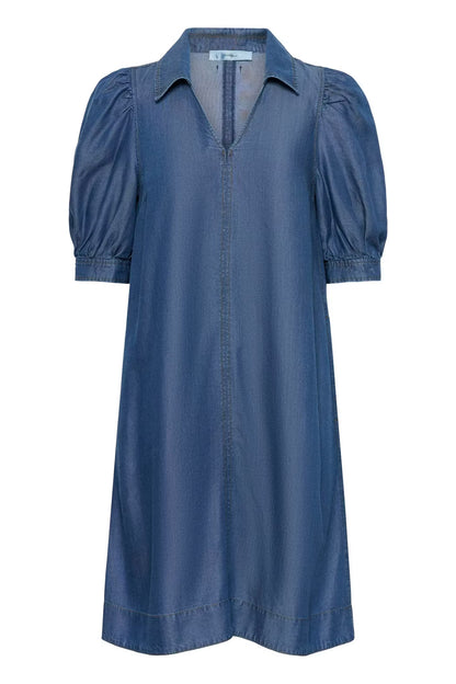 RachelIW Dress Dark Blue Denim InWear