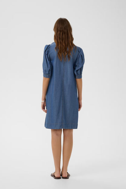 RachelIW Dress Dark Blue Denim InWear